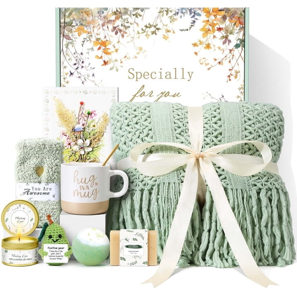 Canasta de regalo Kalokey: set de autocuidado, spa y relajación