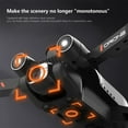 RKZDSR Lightweight and Foldable Mini Camera Drone with Dual 1080P 4K FPV Video, 15min Flight