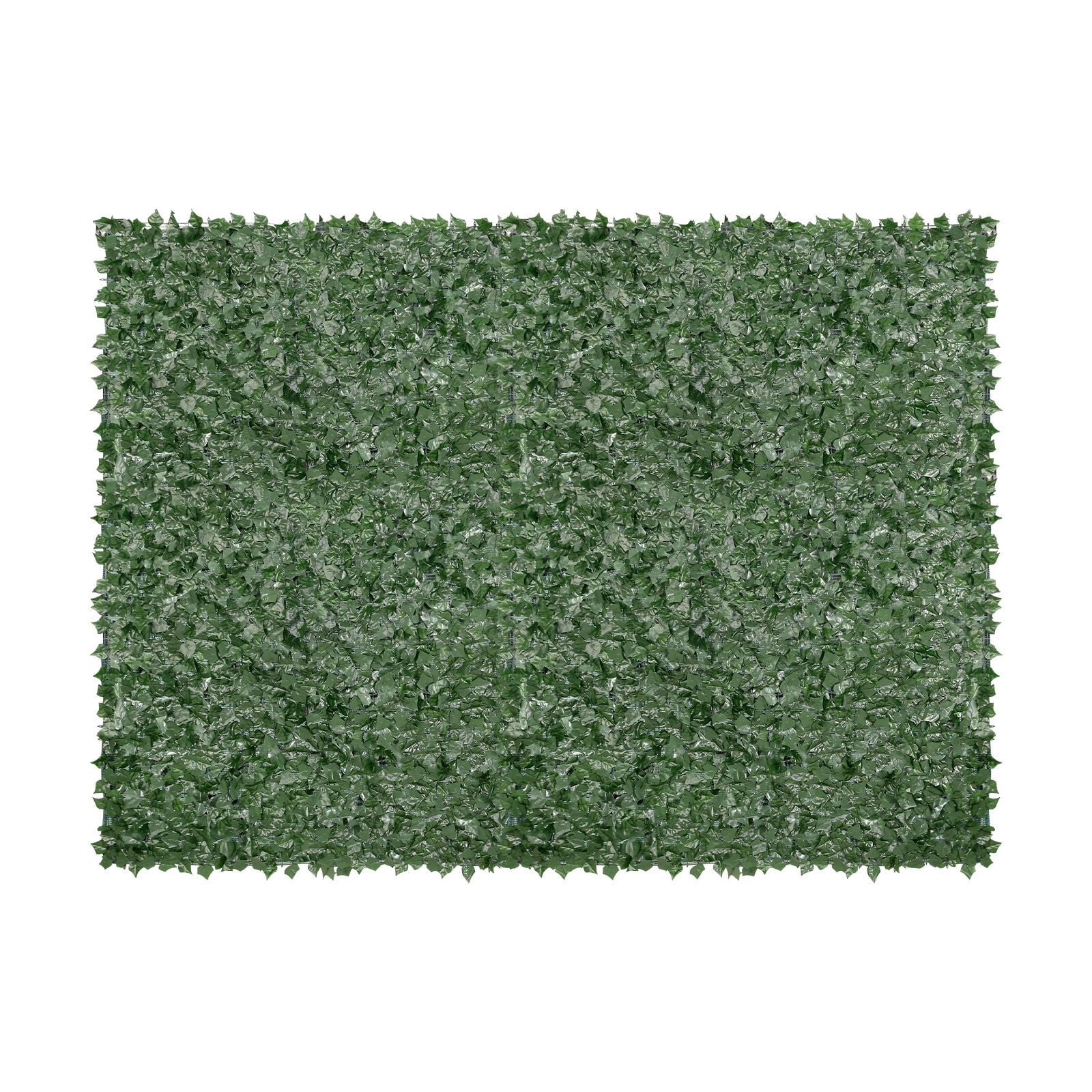 Artificial Ivy Privacy Fence, 96" x 72", Fade-Resistant Silk Leaves, UV-Resistant PE Mesh Backing, 100% Blockage, for Garden, Patio, Balcony & Indoor Walls