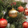 thumbnail image 5 of 30pcs Christmas Tree Balls, 2.36" Christmas Ornament Decorations Shatterproof Ornaments Gold and Red Color Painted Christmas Baubles Decorations for Party Wedding Christmas Decor, 5 of 7