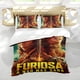 thumbnail image 5 of Mad Max Furiosa Conjunto de sábanas temático, trío de piezas, cómodo y amigable con la piel, diseño único, regalo de decoración para el hogar para familiares, amigos y fans,135cm *200cm, 5 of 6