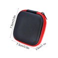 thumbnail image 3 of Mini bolsa de cuero rígido con cremallera para guardar auriculares Xhegex, estuche para guardar auriculares, regalo para el hogar, 3 of 5