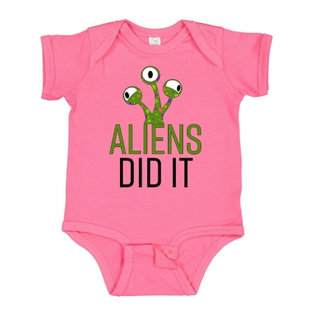 

Inktastic Aliens DId It Gift Baby Boy or Baby Girl Bodysuit