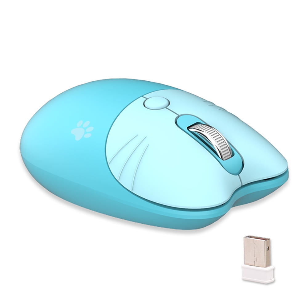 2.4G Ergonomic Portable USB Wireless Mouse for PC Computer Laptop Magnolia Spring Flowers Notebook with Nano Receiver