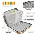 thumbnail image 4 of Haosy Accordion File Organizer Zipper Binder 500 Sheet 6-Tab Expanding File Folder Multi-Pocket 1.2 Inch 3 Ring Cartoon Raccoon Fox, 4 of 7