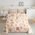 thumbnail image 2 of Manfei Western Galloping Horse Full Size Comforter Sets 3-Piece,Vintage Cactus Horseshoe Bedding Comforter Set,Beige Brown,1 Comforter and 2 Pillowcases,Reversible, 2 of 6