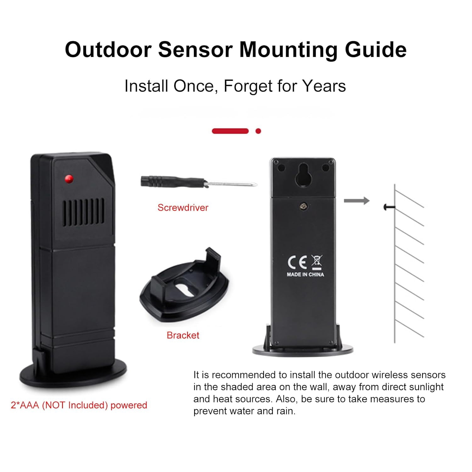 Wireless Weather Station with Atomic Clock and Color Touchscreen for Indoor Outdoor Use