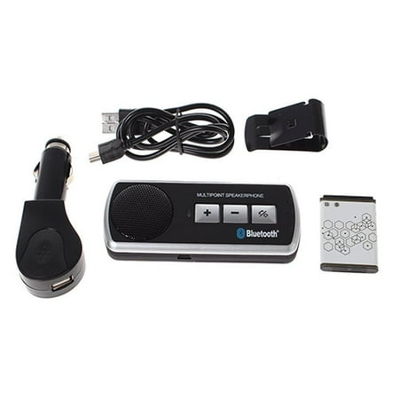 Hands Free Emergency Speakerphone - New - Bluetooth Speakerphone Car Kit Hands Free Smartphone Unit for your Car