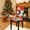 E, variant on Nkmbld Christmas Chair Covers for Dining Room, Xmas Stretch Chair Slipcovers Washable Kitchen Chair Protector Cover for Christmas Party Decor, Red