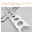 thumbnail image 3 of Multi-Functional Stainless Steel Ceramic Tile Hole Locator Ruler Adjustable Punching Hand Measure Tools For House Decorated Work ,Easy to Use, 3 of 7