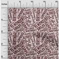 thumbnail image 2 of oneOone Viscose Chiffon Red Fabric Text Dress Material Fabric Print Fabric By The Yard 42 Inch Wide, 2 of 5
