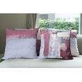 thumbnail image 7 of Ambesonne Throw Pillow Cover 4 Pack, , 20", Pale Maroon and Ceil Blue, 7 of 7