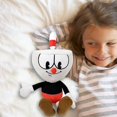 thumbnail image 4 of DEBGFS Cuddle with Cuphead  Cuddly Cuphead Friend Plush Doll Toy Gift Cartoon Style Children‘s Rag Doll Doll,b, 4 of 6