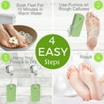 thumbnail image 5 of Pumice Stone for feet 2 Pack: Scrubber, Double Sided Scraper Pedicure Tools Foot Care EntreFeet, 5 of 6
