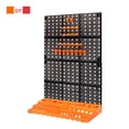 thumbnail image 1 of Part Bins Organizer Wall Mounted Bins Part Bins Organizer for Garage Workshop Storage System, 1 of 6