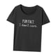 thumbnail image 3 of Camiseta para mujer Trajes clásicos simples Cuello redondo Camiseta básica Cuello redondo XL, 3 of 8