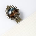 thumbnail image 5 of Marty Vintage Copper-Colored Lace Bookmarks - Set of 2 Stainless Steel Book Marks for Readers and Book Lovers, 5 of 5