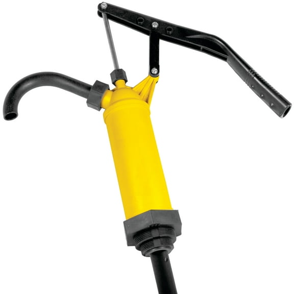 Performance Tool W54269 General Purpose Lever Action Barrel Drum Pump - Fits 15- to 55-Gallon Drums, Yellow