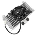 thumbnail image 2 of Motorcycle Engine Oil Cooler Fan Cooling Radiator Aluminum 125Ml Universal for Motorcycle Dirt Bike ATV, 2 of 5