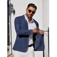 thumbnail image 4 of COOFANDY Men's Casual Blazer Lightweight Sport Coat One Button Suit Jacket, 4 of 6
