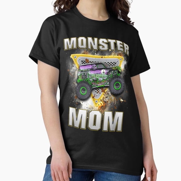 Monster Truck Mom Monster Truck Are My Jam Funny Truck Lovers H4491 T-Shirt, for Men and Women, Up to 5XL
