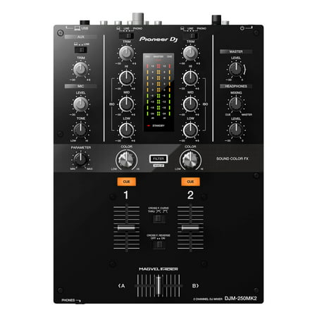 Pioneer DJM-250MK2 2-Channel DJ Mixer (Black) (Best Pioneer Dj Mixer)