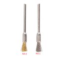 thumbnail image 4 of Seitruly Juego de cepillos de molienda de pluma de alambre de cobre y acero inoxidable, cabezal de taladro de amoladora rotativa, 10 Uds. Electrónica, 4 of 6