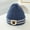 Blue, variant on NAISIBABY Kids Boys Girls Beanie Hat, Solid Color Thicken Winter Knit Hat Black Free Size