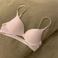 thumbnail image 3 of MEICHEN No Underwire Push Up Tshirts Bras Solid Thin Full Coverage Bralettes Sexy Seamless Underwear for Women, 3 of 4