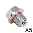 thumbnail image 1 of DYNWAVECA 5xMagnetic Oil Drain Plug M16x1.5 Accessories Engine Oil Pan Protection Plug, 1 of 10