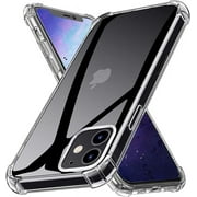 STORM BUY Phone Case Compatible for [ iPhone 11 ], Crystal Clear Hard Back Cover with 4 Corners Shockproof Protection Clear Case for iPhone 11, 6.1 inches-CL