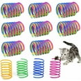 thumbnail image 1 of Jouet à Ressort pour Chat, Jouet à Spirale, Jouet Coloré, Jouet Interactif, Jouet à Spirale, Jouet pour Chaton, Durable et Doux pour Mordre les Chatons, Chasse 36 Pcs, 1 of 5