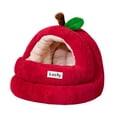thumbnail image 3 of Cama para gatos de interior, camas para perros pequeños, suministros portátiles para mascotas, cueva para cachorros, cama para cachorros hecha a mano, L, 3 of 9