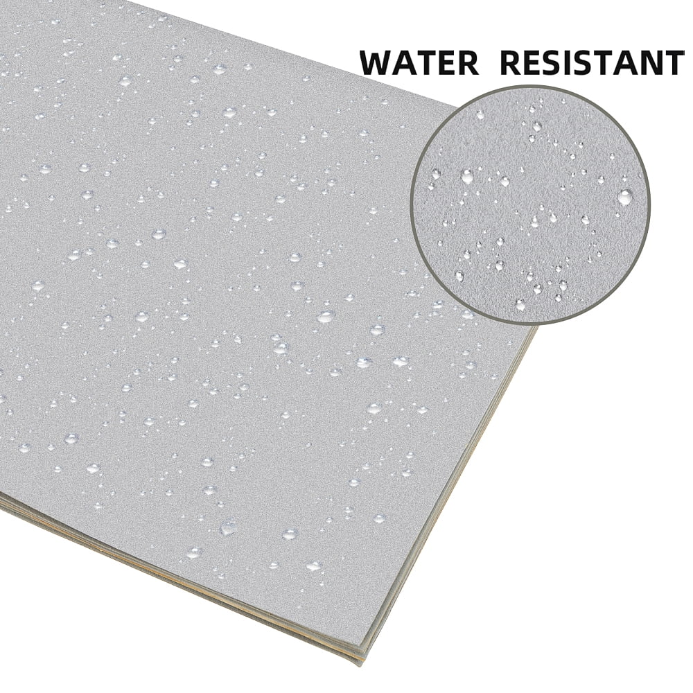 Jewelry Flocking Cloth Self-adhesive Fabric Light Grey 40x28.9~29cm 12sheets/set