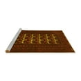 thumbnail image 2 of Ahgly Company Machine Washable Indoor Rectangle Persian Yellow Traditional Area Rugs, 7' x 9', 2 of 4