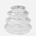thumbnail image 3 of Bandeja de plástico transparente para macetas de mascotas para jardinería, soporte inferior, base del chasis, almohadilla de goteo, bandeja redonda para almacenar agua, 3 of 4
