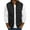 Black, variant on hgsbede Men's Autumn Winter Zipper Fashion Pure Color Waistcoat Vest Top Coat