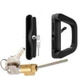 thumbnail image 1 of Patio Sliding Door Handle Set with Keys Replacement Handle Lock Set Black, 1 of 8