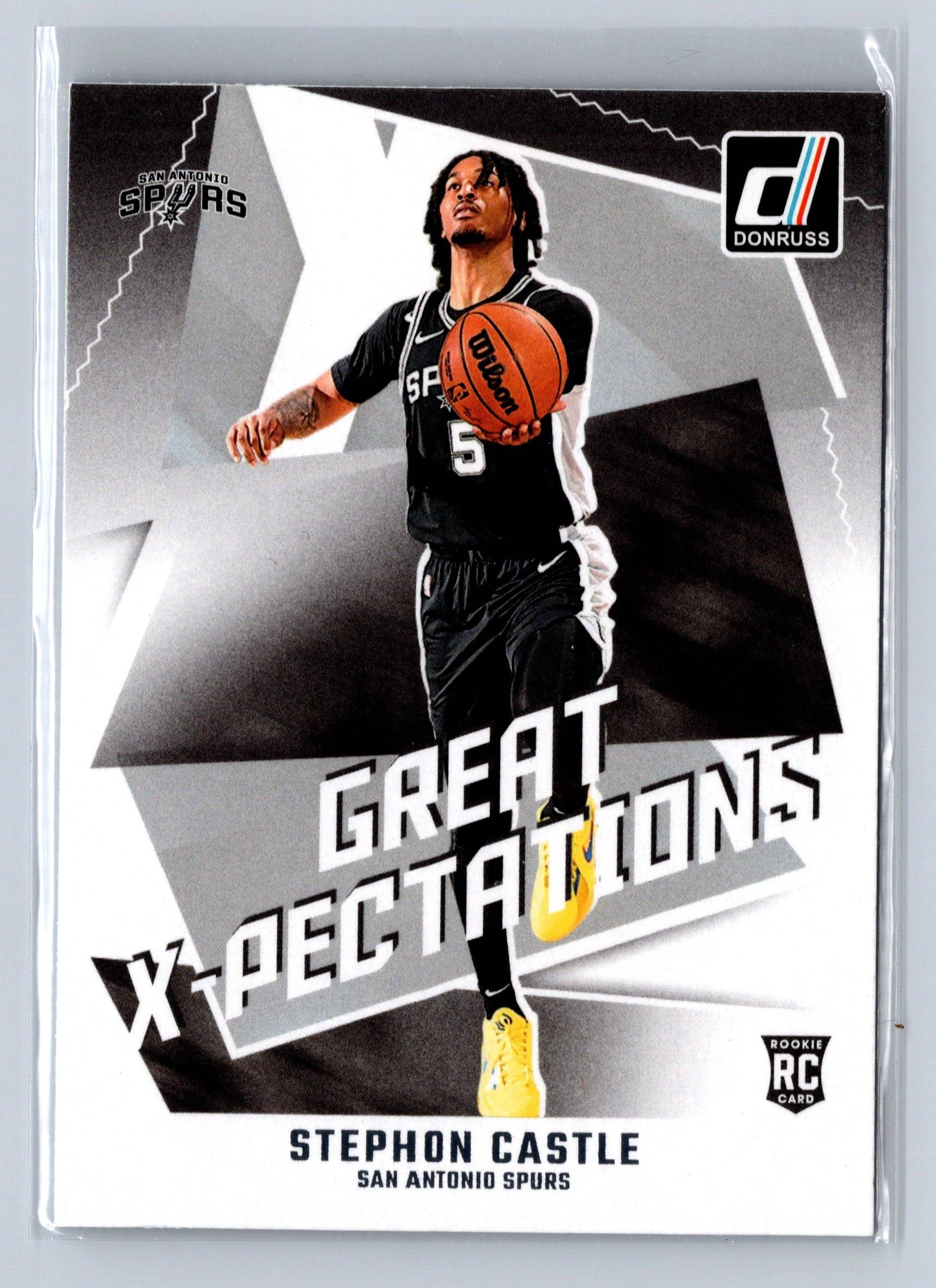 Collectible 2024-25 Panini Donruss Great X-Pectations #1 Stephon Castle ...