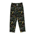 thumbnail image 4 of Goofa Wasp and Florals Printed Soft Pajama Pants for Women, Wide Leg Comfy Casual Lounge Yoga Pants-X-Large, 4 of 9