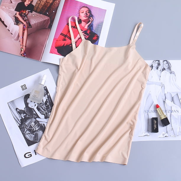 Camisola de seda helada de una pieza para yoga, deportes, sin tirantes, sin costuras, para dormir, sexy, ropa interior de talla grande para mujer