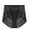 Black, variant on Ashirexll High Waisted Underwear for Women, Ladies Underwear Panties, Floral Lace Mid Waist Tummy Control Hip Lifting Breathable Panties