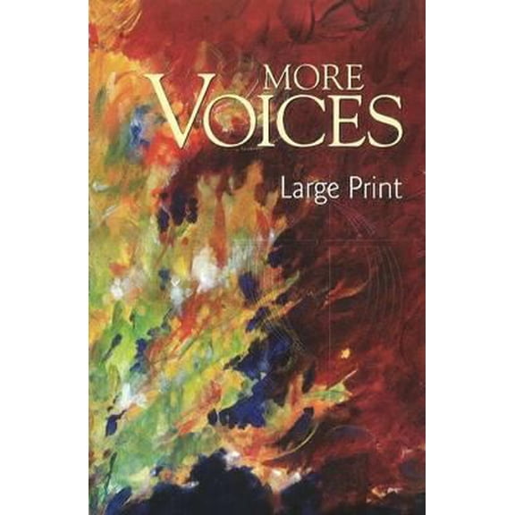 Pre-Owned More Voices Large Print (Spiral-bound) 1551341824 9781551341828
