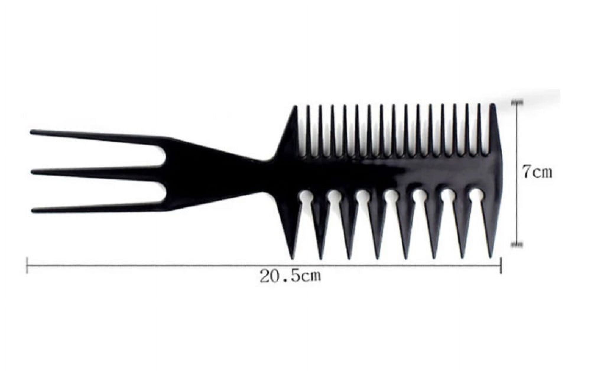 10-Piece Professional Salon Hairdressing Comb Set  Durable Anti-Static Plastic Barber Combs for All Hair Types & Styling Needs TIKA