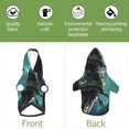 thumbnail image 6 of Fotbe Underwater Dinosaur Shark Print Small Dog Sweater Hoodies Pet Grey Hooded Soft Fleece Sweatshirts with Pocket Fall Winter Puppy Cat Sweaters Warm Clothes-X-Small, 6 of 7