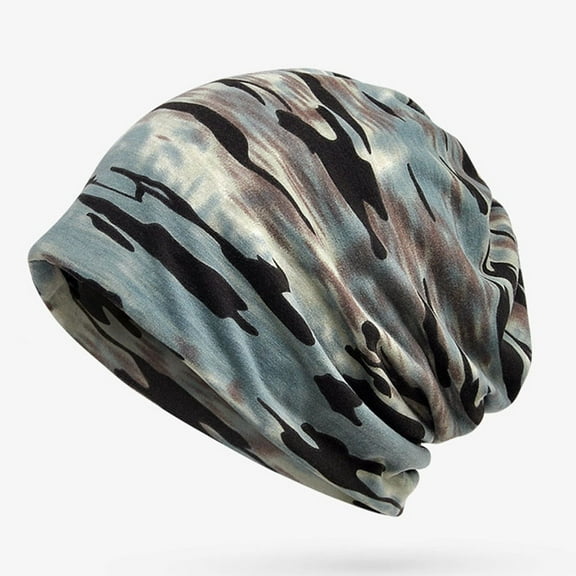 UNOMOR Breathable Neck Gaiter and Scarf Blue Camouflage 1 Set Durable for Hiking