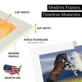 thumbnail image 3 of White 12x36 Picture Frame Wood Gallery Wall Modern - 12 x 36 Poster Frame, 3 of 9