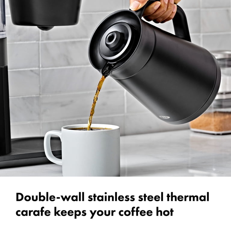 OXO Brew 9-Cup Coffee Maker with Stainless Steel Carafe, Matte Black -  Walmart.com