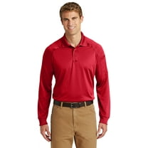 CornerStone ® - Select Long Sleeve Snag-Proof Tactical Polo. CS410LS - Red Size 4XL