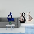 thumbnail image 2 of Figura de cisne pensador abstracto, estatua humana coleccionable, escultura artística de resina, ideal para regalos de boda, decoración de oficina y h, 2 of 8
